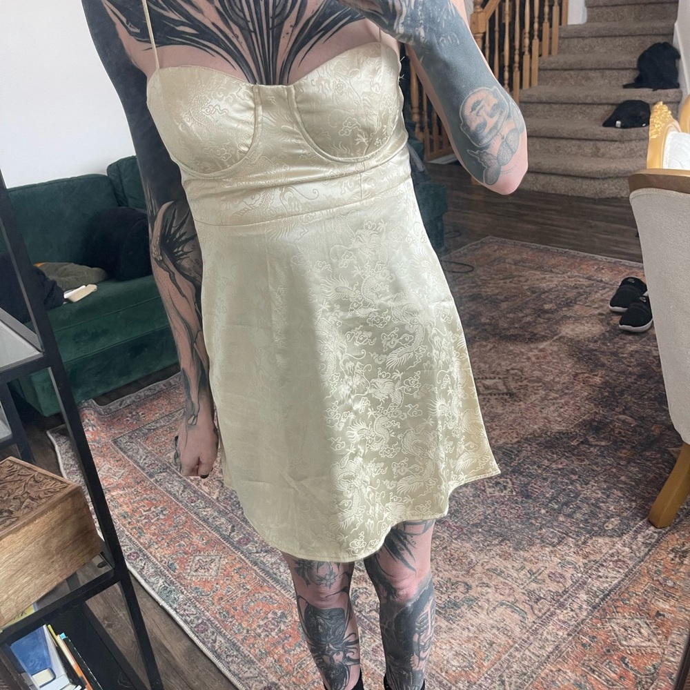 Gold princess poly dress